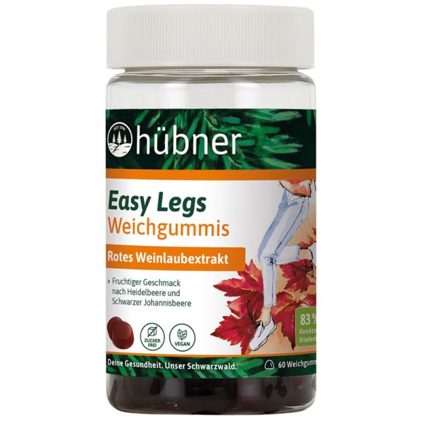 hübner® Easy Legs Weichgummis 60 Stück hübner® Easy Legs Weichgummis 60 Stück