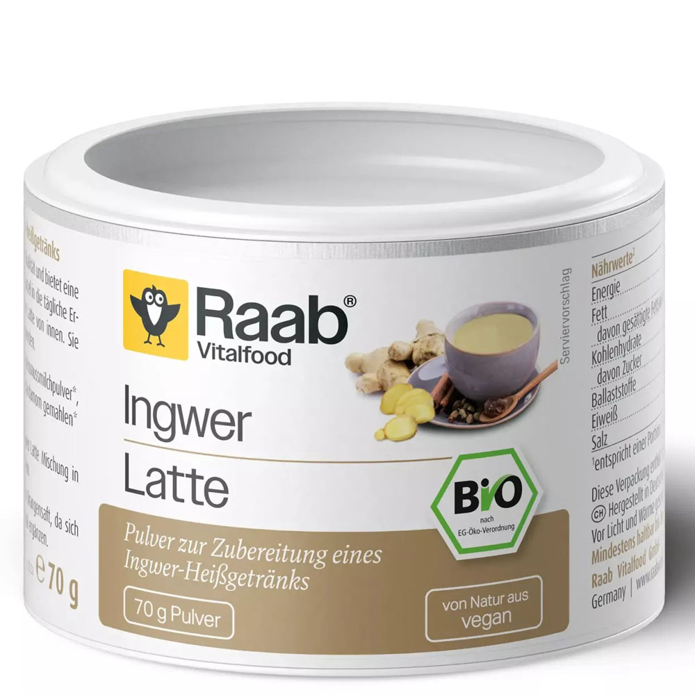 Raab Vitalfood Gingembre Latte 70 g - Raab Vitalfood