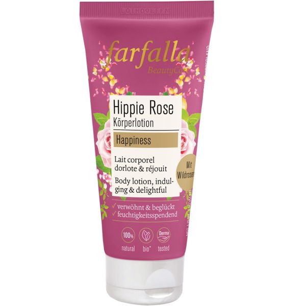 Farfalla Hippie Rose Happiness Körperlotion Reisegröße