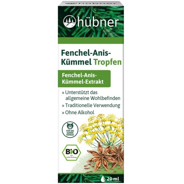 hübner® Fenchel Anis Kümmel Tropfen hübner® Fenchel Anis Kümmel Tropfen