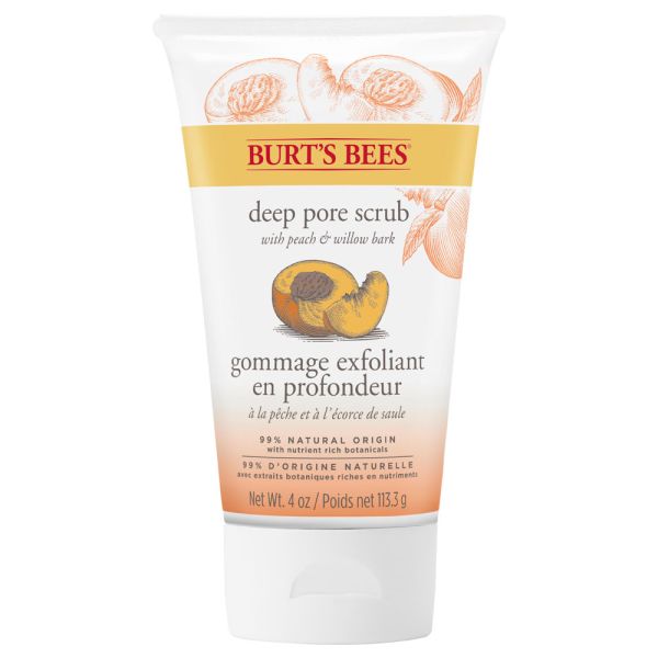 Burts Bees Peach & Willobark Deep Pore Scrub