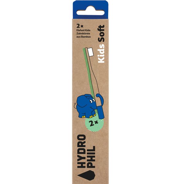 Hydrophil Bambus Zahnbürste Kinder Elefant Hydrophil Bambus Zahnbürste Kinder Elefant