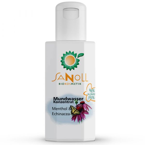 Sanoll Mundwasser Menthol-Echinacea