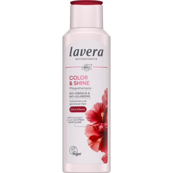 Lavera PFLEGESHAMPOO COLOR & SHINE Bio-Hibiskus & Bio-Gojibeere