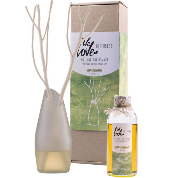 We Love The Planet Diffuser Light Lemongrass 200ml
