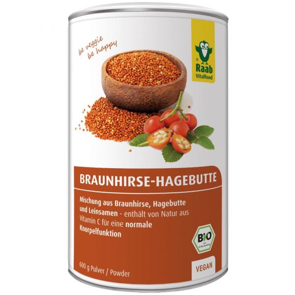 Raab Vitalfood Braunhirse-Hagebutte