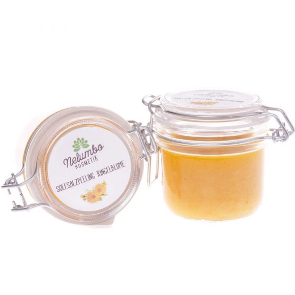 Nelumbo Kosmetik Salzpeeling Ringelblume