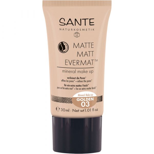 Sante MATTE MATT EVERMAT mineral make up 03 golden