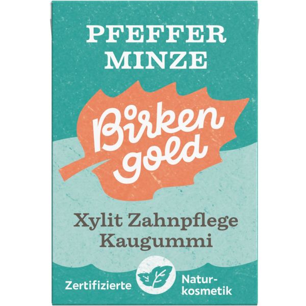 Birkengold Zahnpflege Natur Kaugummi Pfefferminze