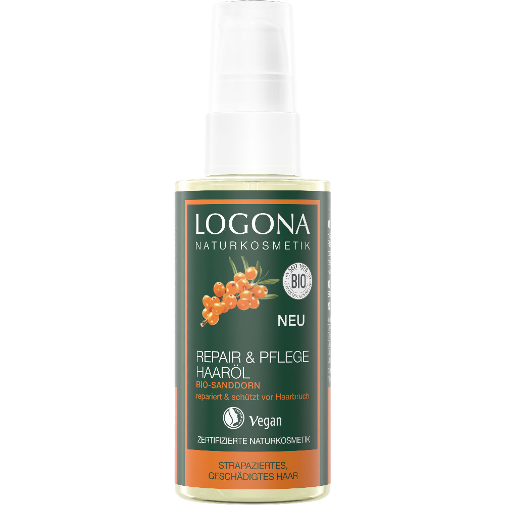 Logona Repair & ; Huile capillaire bio à l'argousier