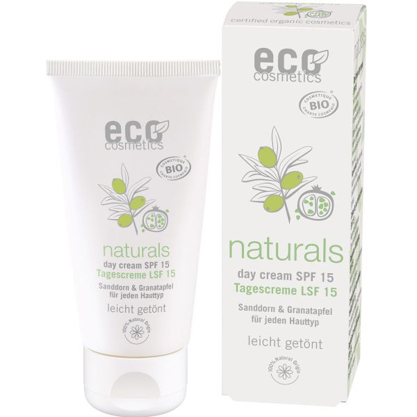 Eco Cosmetics Gesichtscreme LSF 15 getönt