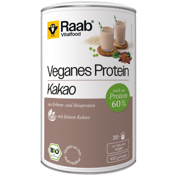 Raab Vitalfood Vegane Protein Kakao Pulver Raab Vitalfood Vegane Protein Kakao Pulver