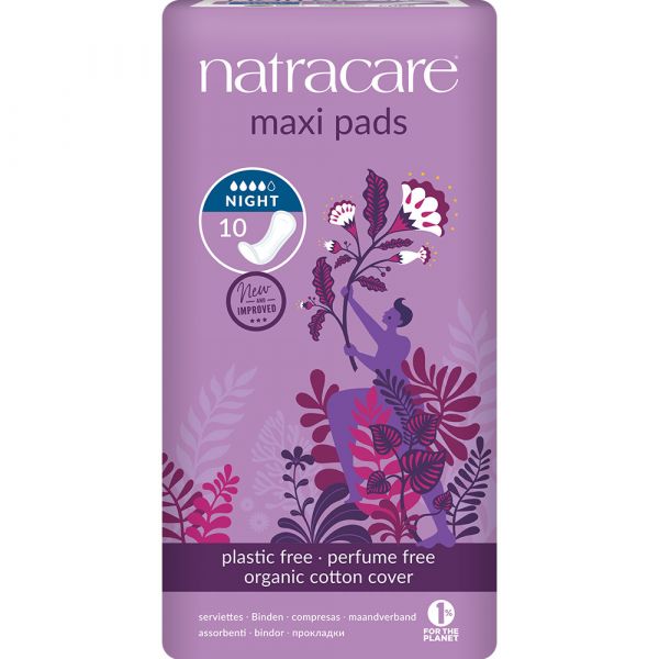 Natracare Maxi pads Night Time Natracare Maxi pads Night Time