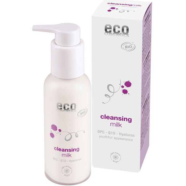 Eco Cosmetics Reinigungsmilch mit OPC Q10 und Hyaluron