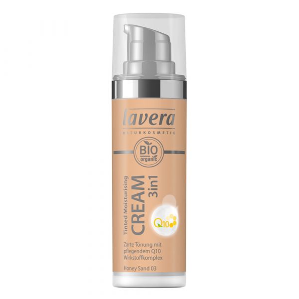 Lavera TINTED MOISTURISING CREAM 3in1 Q10 Honey Sand 03