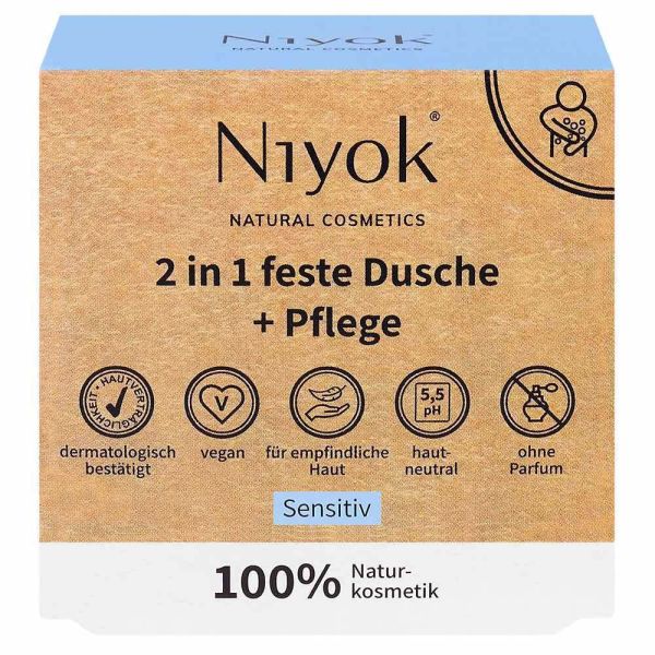Niyok 2in1 Feste Dusche sensitiv Niyok 2in1 Feste Dusche sensitiv