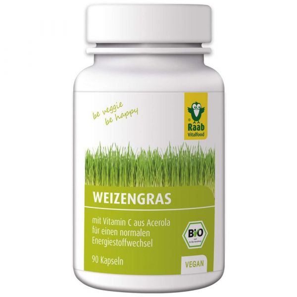 Raab Vitalfood Weizengras Kapseln bio Dose Raab Vitalfood Weizengras Kapseln bio Dose