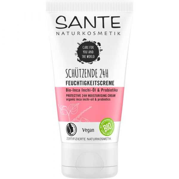 Sante 24H schützende Feuchtigkeitscreme Bio-Inca Inchi-Öl & Probiotika
