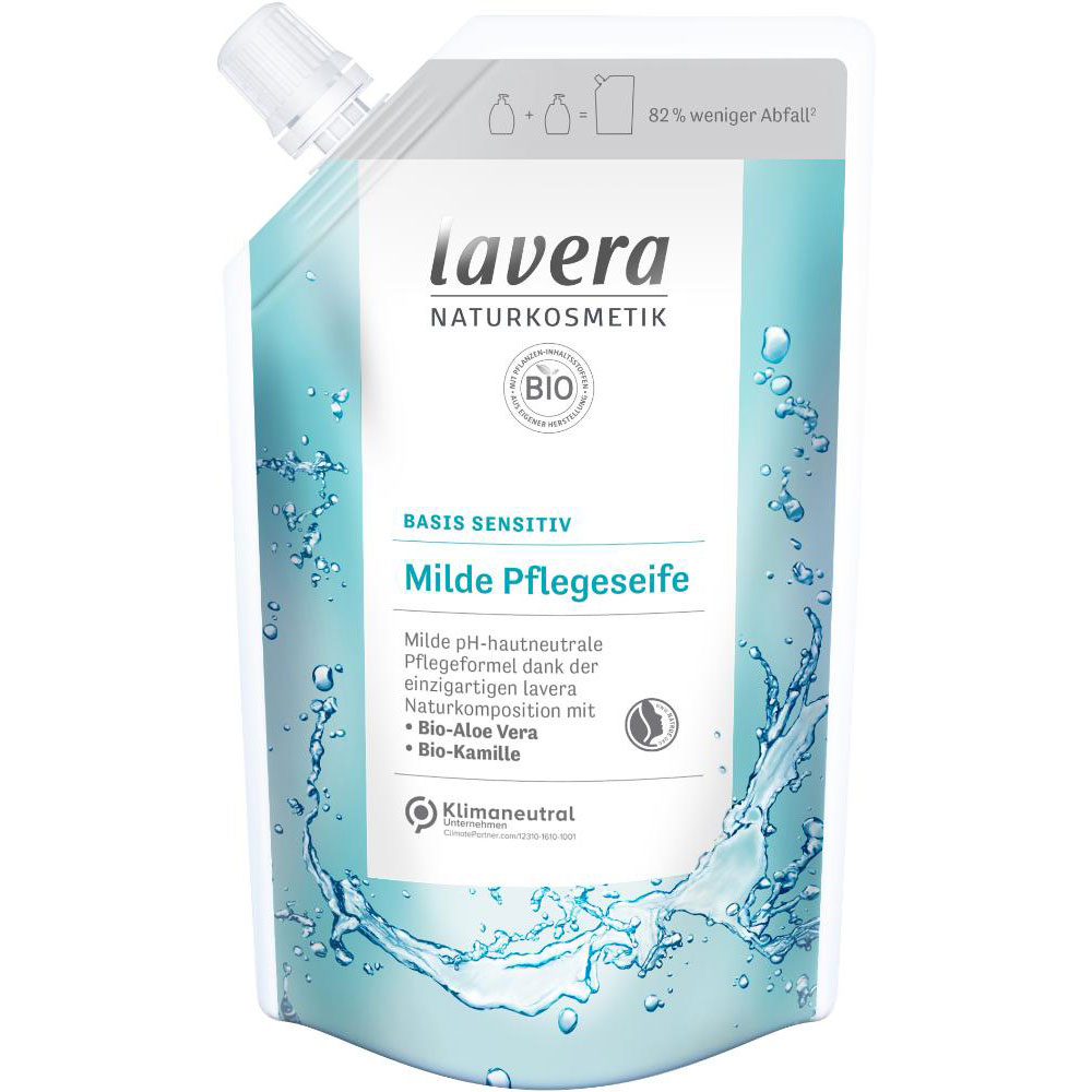 Lavera basis sensitiv MILDE SECRET DE SOIN aloe vera bio & camomille bio 500ml 500 ml - Soins du corps