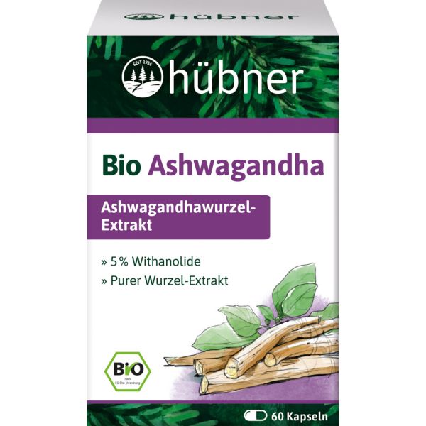 hübner® Bio Ashwagandha 60 Kapseln