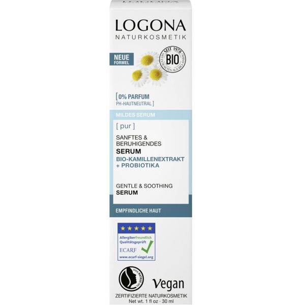 Logona pur SERUM Bio-Kamillenextrakt + Probiotika Logona pur SERUM Bio-Kamillenextrakt + Probiotika