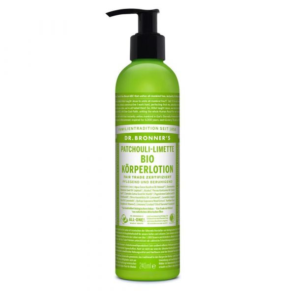 Dr. Bronner´s Body Lotion Patschuli Limette