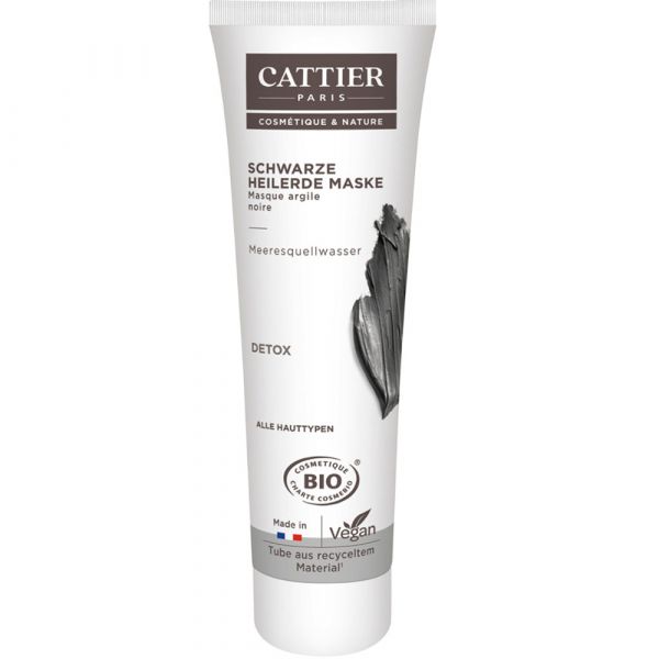 Cattier Schwarze Heilerde Maske