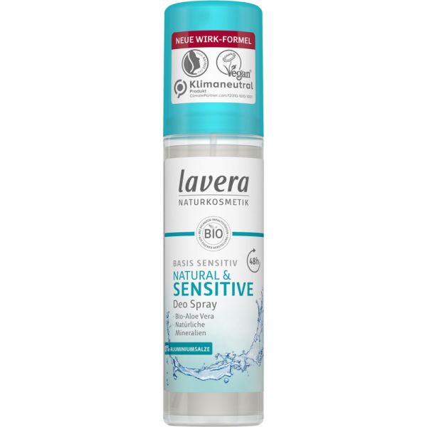 Lavera Deo Spray basis sensitiv NATURAL & SENSITIVE Lavera Deo Spray basis sensitiv NATURAL & SENSITIVE