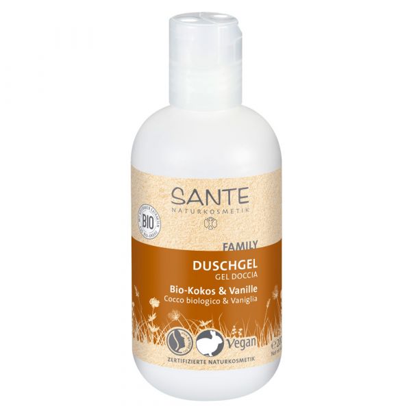 Sante Duschgel Bio-Kokos & Vanille 200ml