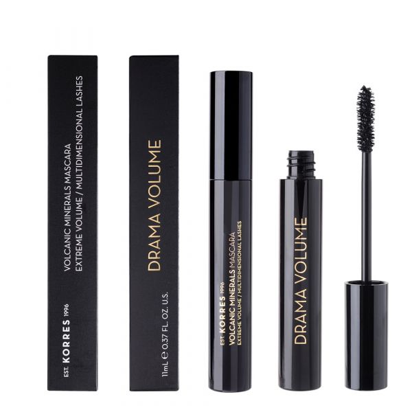 Korres Volcanic Minerals Drama Volume Mascara 01 black