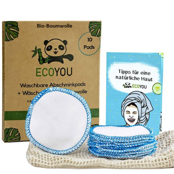 ECOYOU Abschminkpads ECOYOU Blau