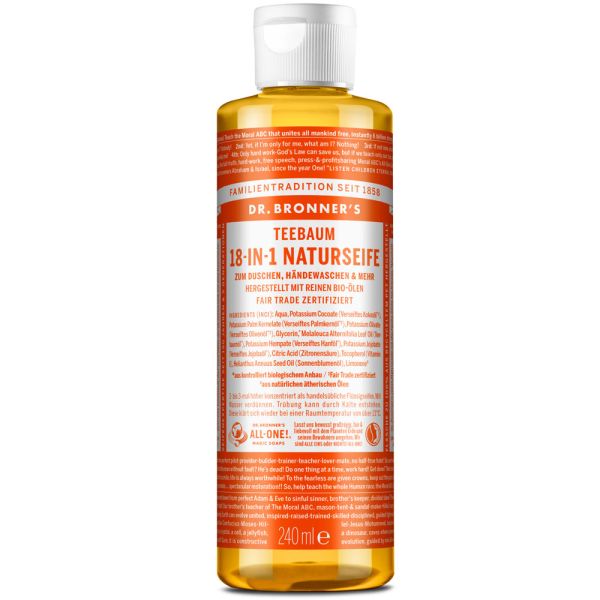 Dr. Bronners 18-IN-1 Naturseife Teebaum 240ml