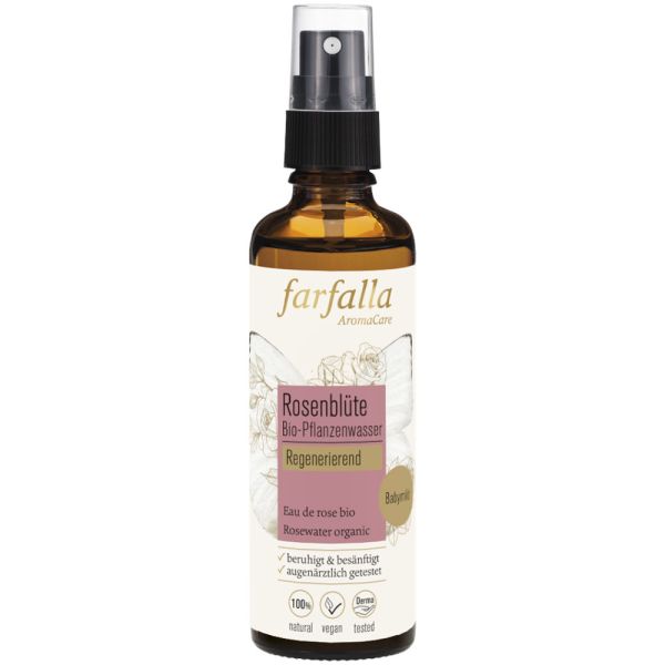 Farfalla Rosenblüte Bio-Pflanzenwasser 75ml