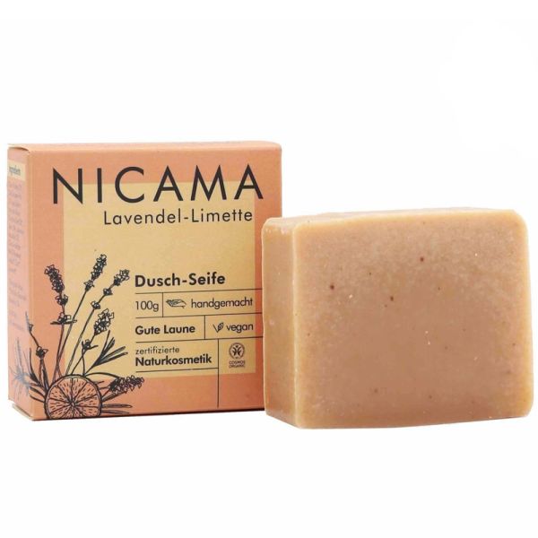 NICAMA Seife Limette-Lavendel