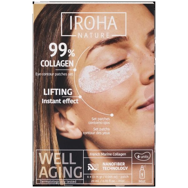 IROHA 99 % Collagen Lifting Instant effect Eye Contour Patches Set