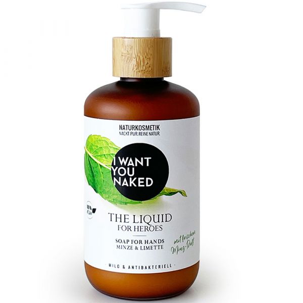 I Want You Naked Wunderbar pflegende Handseife mit Minze & Limette 250ml I Want You Naked Wunderbar pflegende Handseife mit Minze & Limette 250ml
