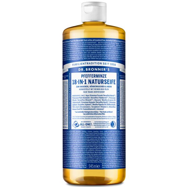 Dr. Bronner´s 18-IN-1 Naturseife Pfefferminz 945ml