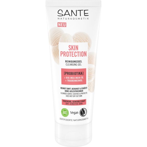 Sante Skin Protection Reinigungsgel Probiotika Bio-Inca Inchi-Öl & Traubenkernöl