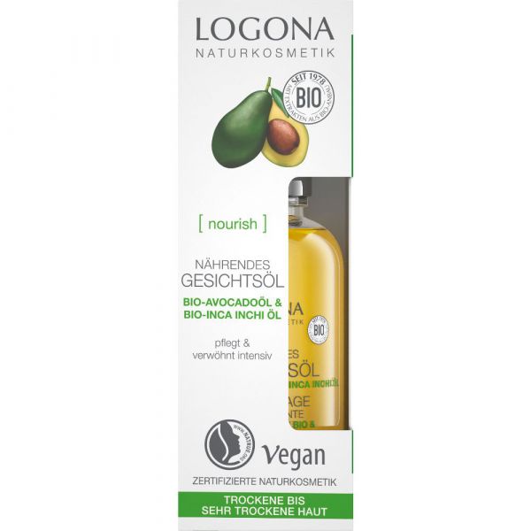 Logona Nährendes Gesichtsöl Bio-Avocado