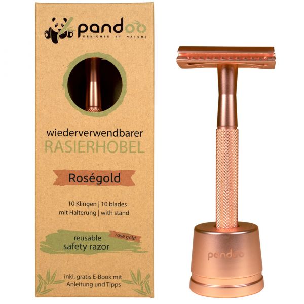 pandoo Rasierhobel Rosé gold