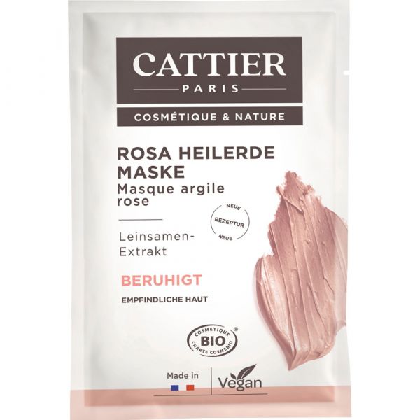 Cattier Sachet Rosa Heilerde Maske