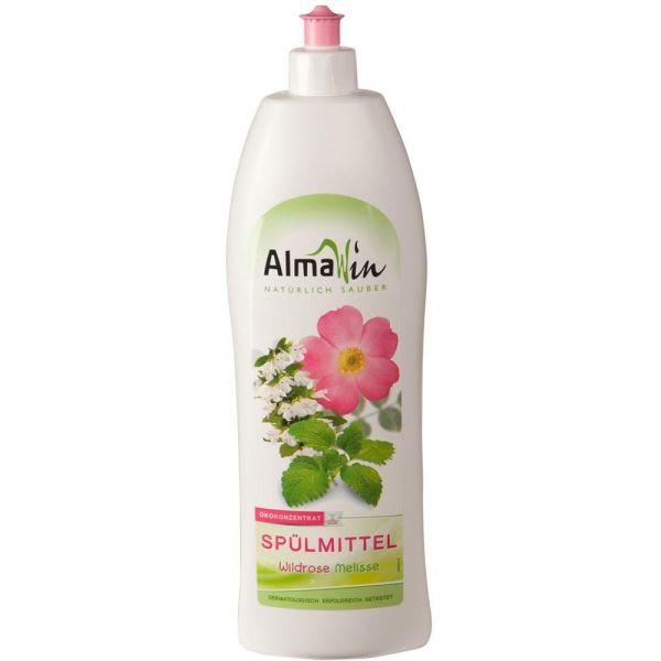 Almawin Spülmittel Wildrose Melisse 1 Liter Almawin Spülmittel Wildrose Melisse 1 Liter