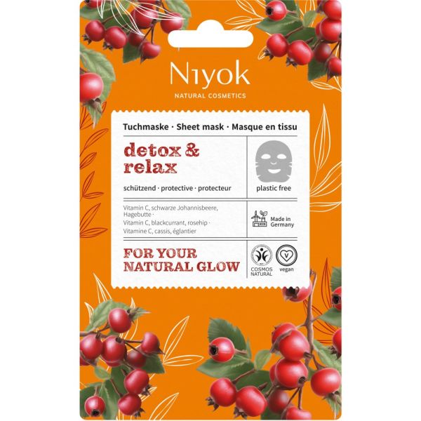 Niyok Tuchmaske detox & relax