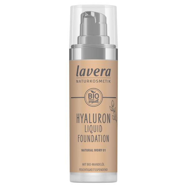 Lavera HYALURON LIQUID FOUNDATION Natural Ivory 01