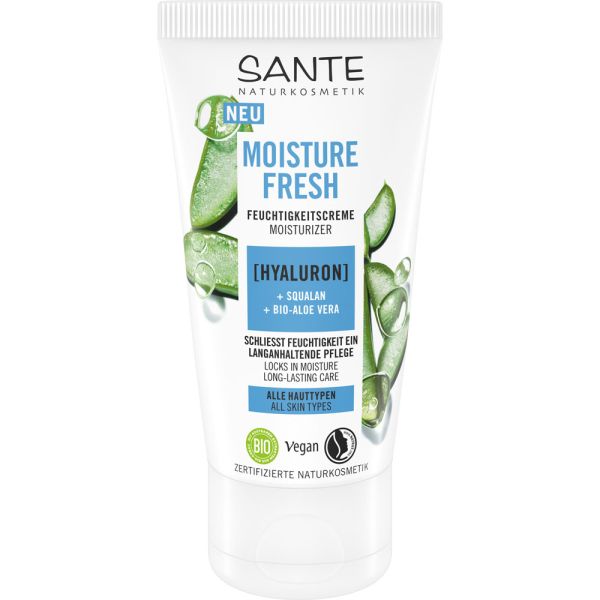 Sante Moisture Fresh Feuchtigkeitscreme Hyaluron, Squalan & Bio-Aloe-Vera