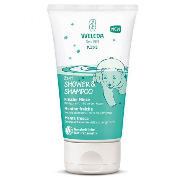 Weleda Kids 2in1 Shower & Shampoo Frische Minze
