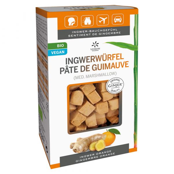 Lemon Pharma Ingwerwürfel Ginjer Orange