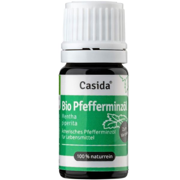 Casida Pfefferminzöl BIO zum Verzehr innerlich Casida Pfefferminzöl BIO zum Verzehr innerlich