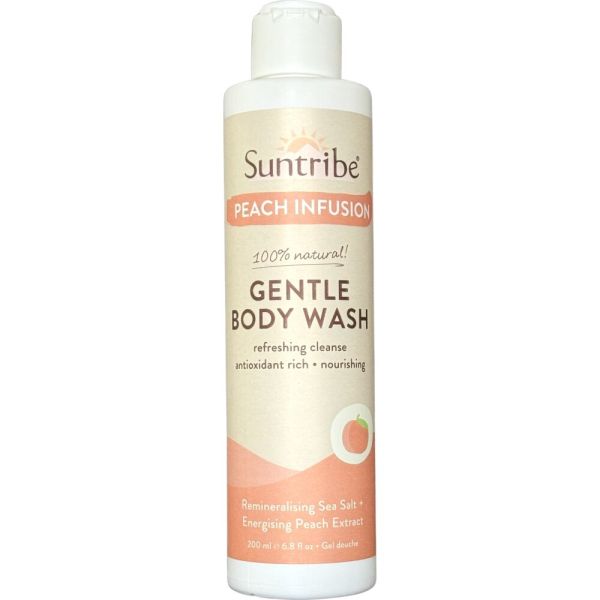 Suntribe Natural Gentle Body Wash Peach Infusion