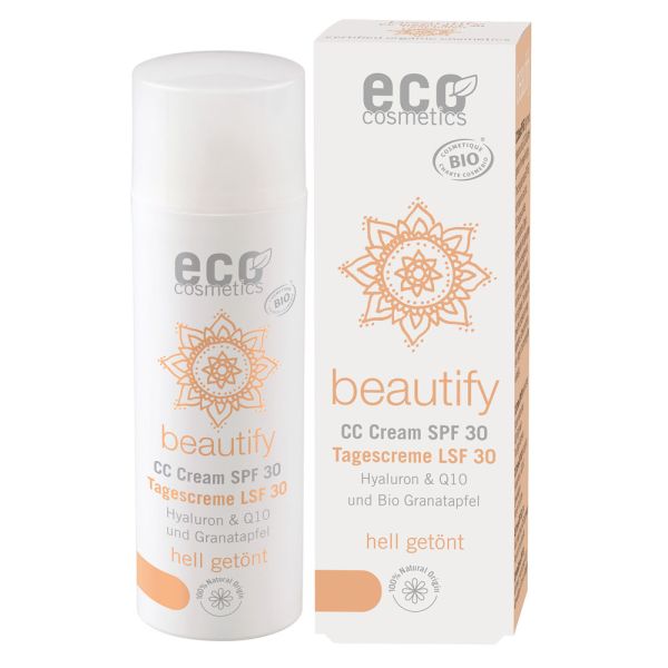 Eco Cosmetics CC Creme getönt LSF 30 ECO hell